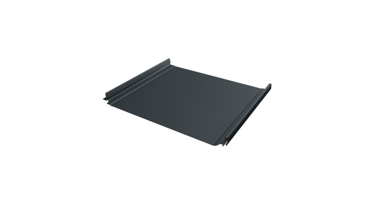 Кликфальц Pro Grand Line 0,5 Satin с пленкой на замках RAL 7016 антрацитово-серый