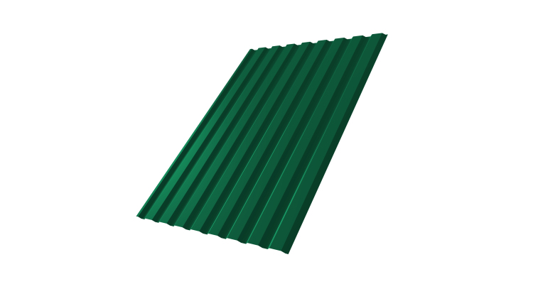 Профнастил С20А 0.5 Satin RAL 6005 зеленый мох