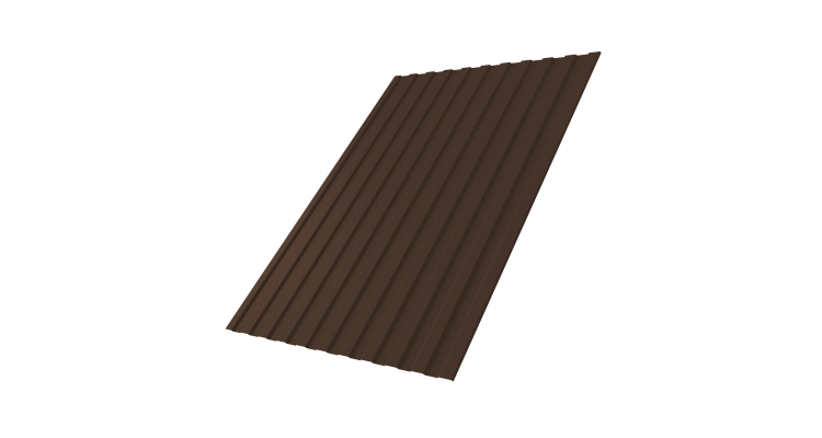 Профнастил С8A 0,45 Drap-double TX RAL 8017 шоколад