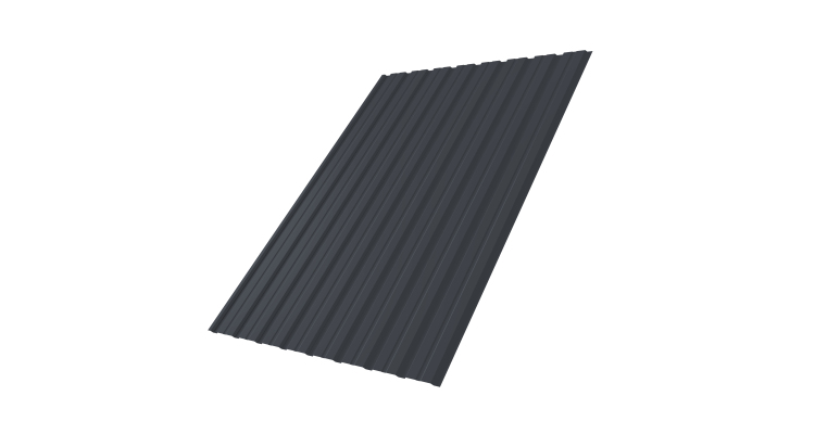 Профнастил С10B 0.5 Atlas X RAL 7024 мокрый асфальт