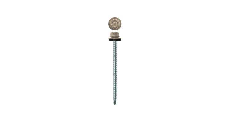 Саморез кровельный Daxmer 4,8х70 RAL 1015 (100) сверло №1