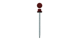 Саморез кровельный Daxmer 4,8х70 RAL 3011 (100) сверло №1