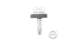 Саморез по металлу Daxmer 5,5х19 RAL 9003 (250) сверло №3