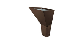 Воронка водосборная прямоугольная Vortex Matt 127мм RAL 8017